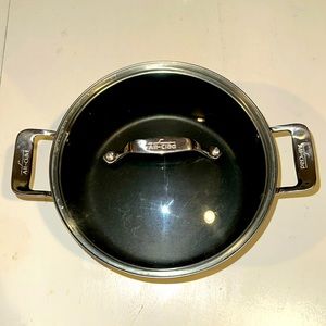 Essentials Nonstick Cookware, Stockpot and lid, 7 quart